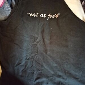 Black Tank Top - Eat at Joe's